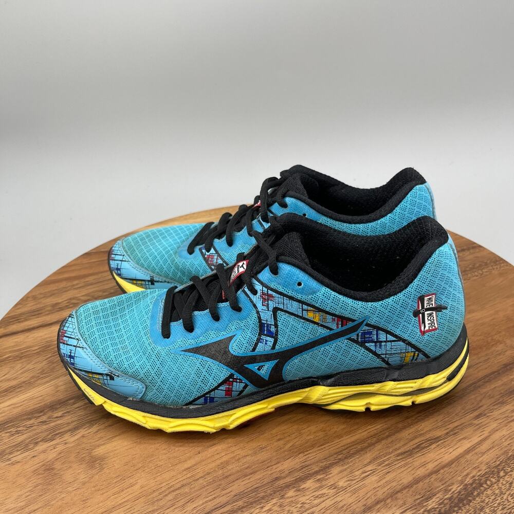Mizuno Wave Inspire 10 Shoes Womens Size 8.5 Blue Running Comfort Walking Gym - Picture 3 of 9